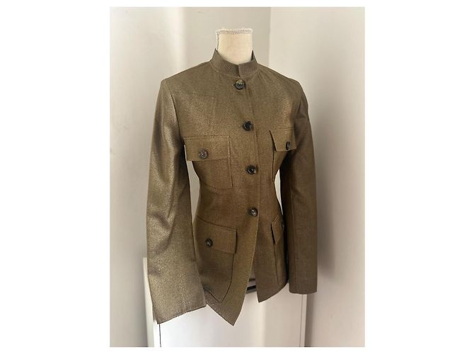 Céline Bronze Wool Jacket Size 36 - view 2