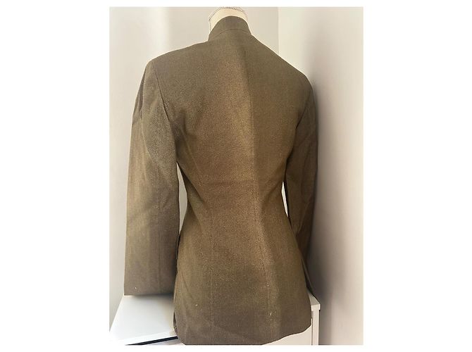 Céline Bronze Wool Jacket Size 36 - view 5