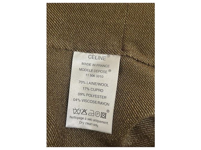 Céline Bronze Wool Jacket Size 36 - view 9