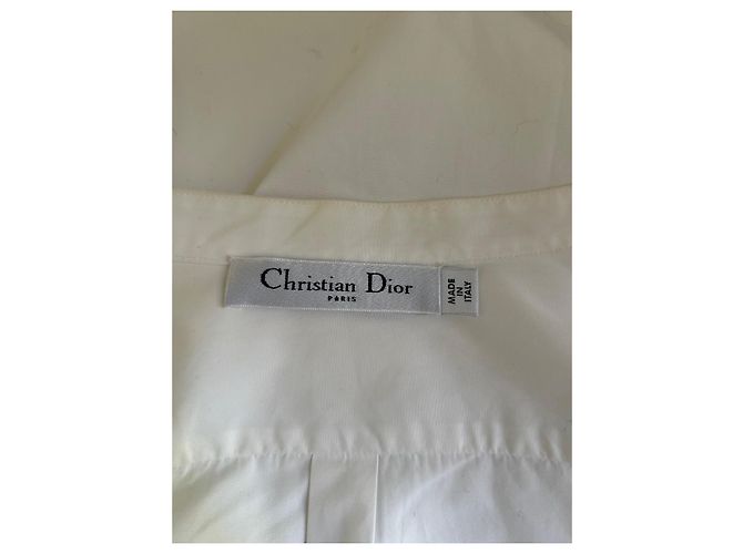 camicia bianca Christian Dior Bianco - vista 6