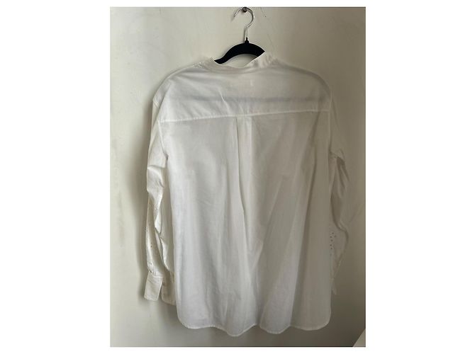 Camisa Chloé de algodón blanco talla 36 Blanco roto - vista 6