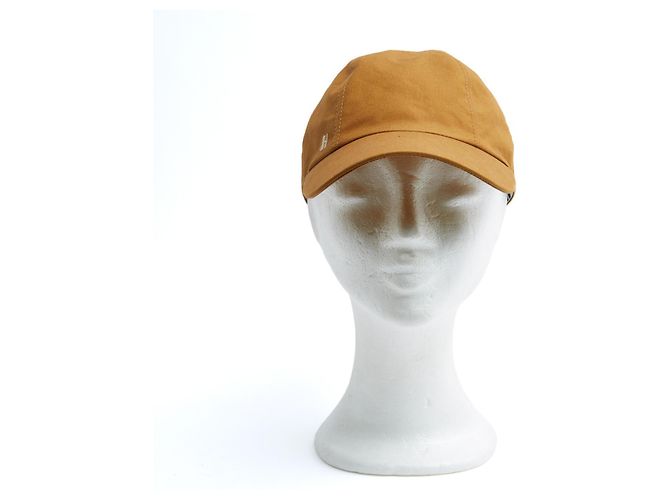 Hermès Miles H Cap T59 Baumwolltwill Tabak Größe L Hermes Karamell - Ansicht 3