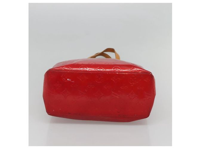 LOUIS VUITTON Monogram Vernis Reade MM Hand Bag Red Rouge M91086 LV Auth 122621 - view 5