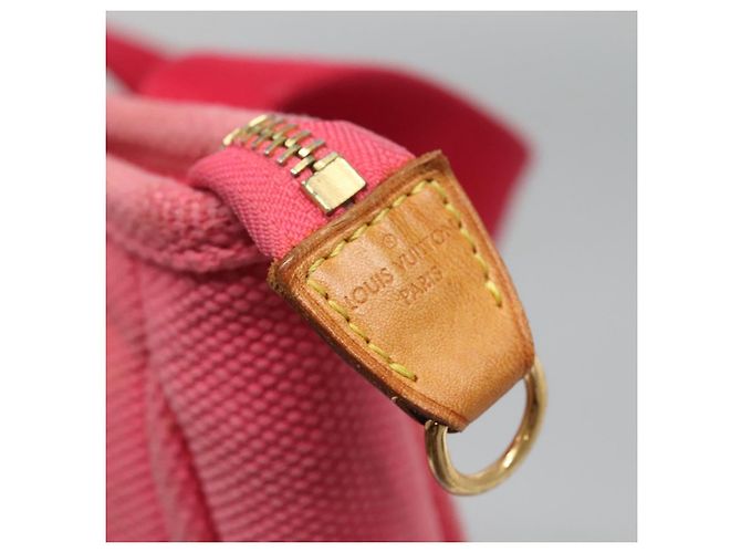LOUIS VUITTON Antigua Cabas PM Borsa a Mano Rossa Rosa M40088 LV Auth bs25294 Rosso - vista 18