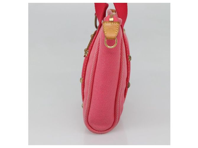 LOUIS VUITTON Antigua Cabas PM Borsa a Mano Rossa Rosa M40088 LV Auth bs25294 Rosso - vista 4