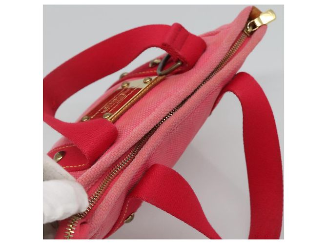 LOUIS VUITTON Antigua Cabas PM Borsa a Mano Rossa Rosa M40088 LV Auth bs25294 Rosso - vista 6