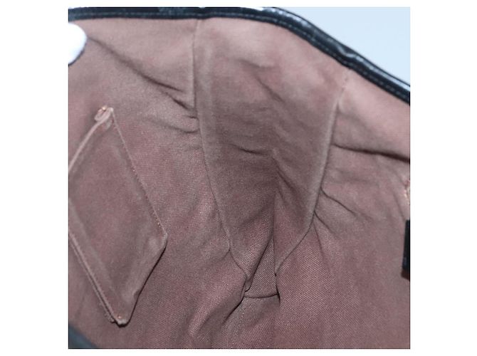 Burberry Nova Check Blue Label Tote Bag aus Wolle Beige Silber Authentisch 121808 - Ansicht 17