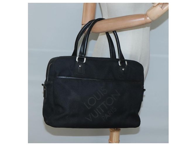 LOUIS VUITTON Borsa da lavoro Damier Geant Yak 2way Nera M93082 Auth bs25028 Nero - vista 23