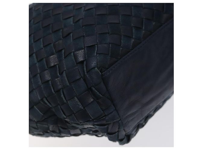 Borsa a Spalla BALLY in Pelle Blu Navy Oro Auth BA1693 D'oro - vista 11