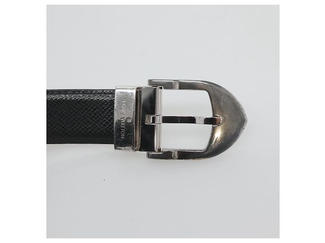 LOUIS VUITTON Cintura Taiga Classica 40,2" Ardoise LV Auth bs25191 Grigio - vista 11