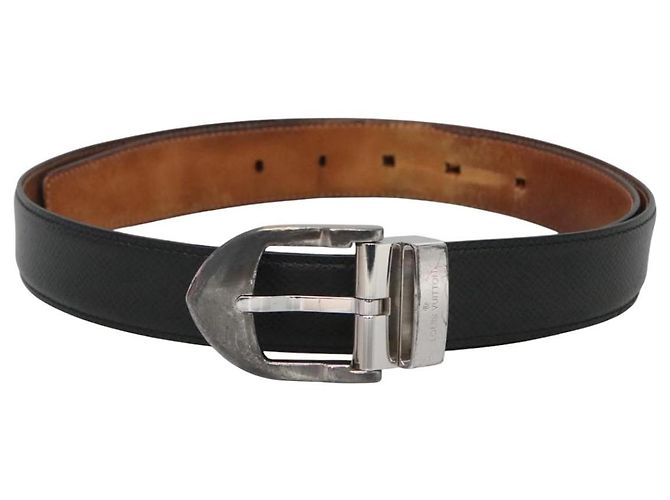 LOUIS VUITTON Cintura Taiga Classica 40,2" Ardoise LV Auth bs25191 Grigio - vista 2