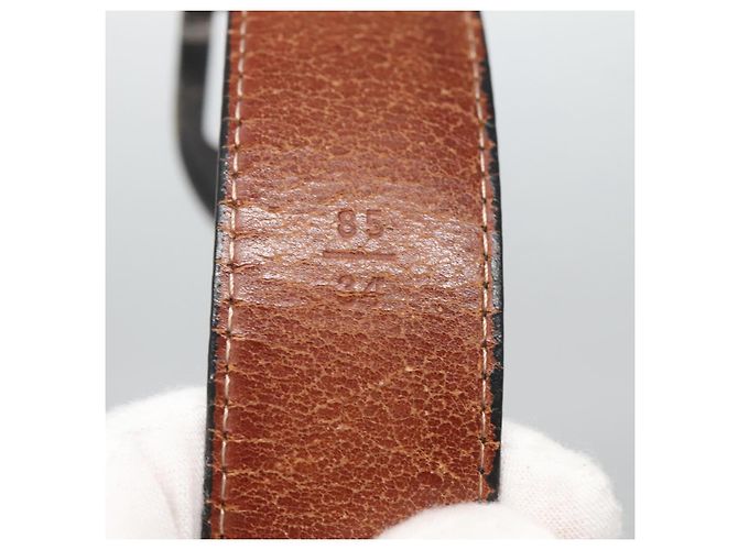 LOUIS VUITTON Cintura Taiga Classica 40,2" Ardoise LV Auth bs25191 Grigio - vista 7