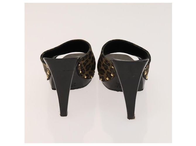 BALLY Fendi Chloe Sandali in Pelle 4Set Bianco Nero Marrone Auth ti3052 - vista 7