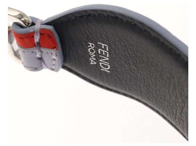 FENDI Schultergurt Sie Schultergurt Leder Orange Auth hk2497 - Ansicht 6