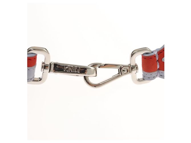 FENDI Schultergurt Sie Schultergurt Leder Orange Auth hk2497 - Ansicht 7