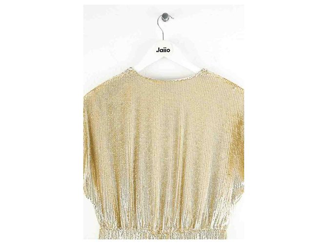 Elisabetta Franchi Vestido dorado - vista 4