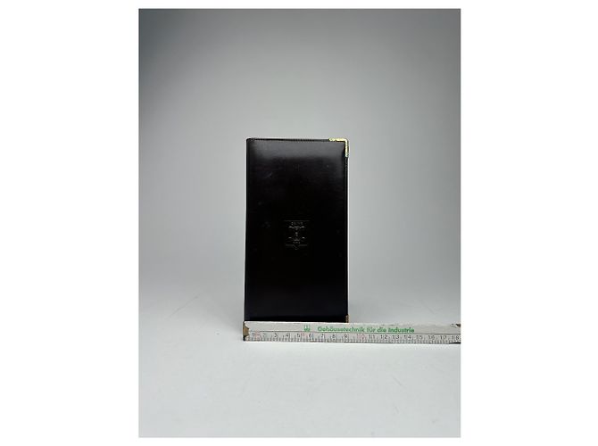 Céline Vintage Celine Leather card holder ID holder black - view 10