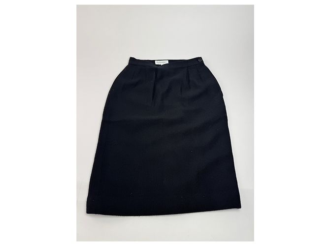 Gonna vintage Yves Saint Laurent nera XS Nero - vista 15