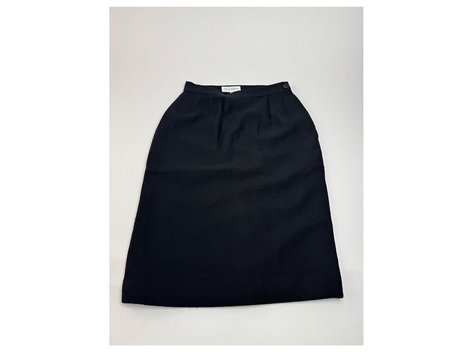 Gonna vintage Yves Saint Laurent nera XS Nero - vista 4