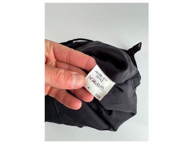 Gonna vintage Yves Saint Laurent nera XS Nero - vista 6
