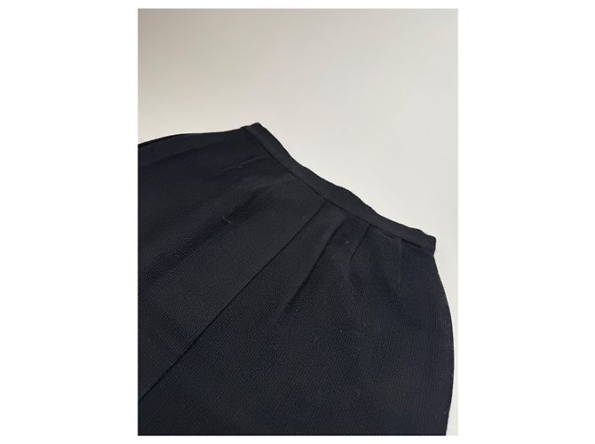 Gonna vintage Yves Saint Laurent nera XS Nero - vista 8