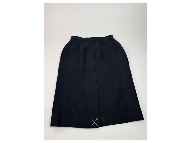 Gonna vintage Yves Saint Laurent nera XS Nero - vista 9