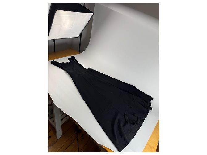 Yohji Yamamoto Abito Vintage Comme Des Garçons Nero L - vista 7