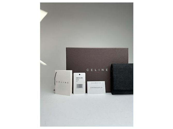 Céline Vintage Celine Macadam Wallet black - view 3