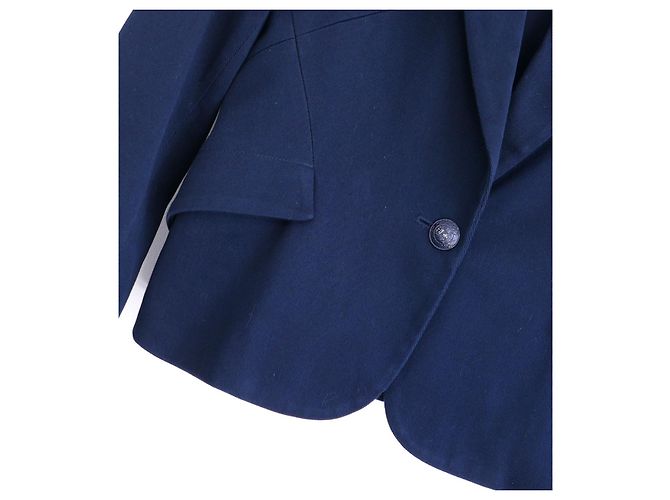 L'Agence Chaqueta Blazer de Algodón Navy de la Agencia Azul marino - vista 4
