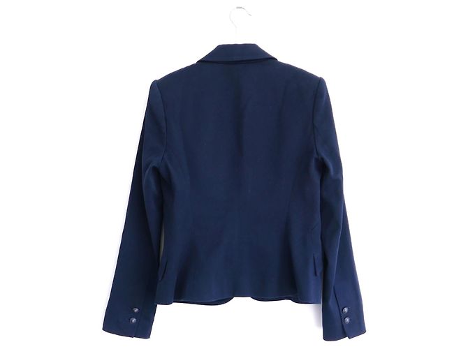 L'Agence Chaqueta Blazer de Algodón Navy de la Agencia Azul marino - vista 5