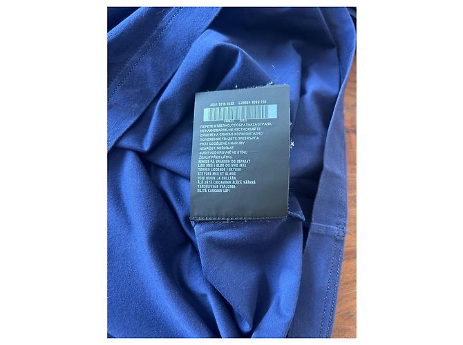 T-shirt Prada blu navy in cotone - vista 10