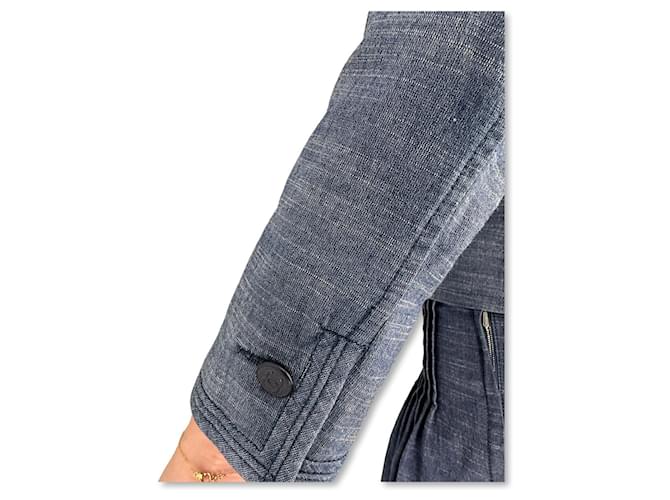 Chanel Completo in denim per l'estate 2003 Blu Blu navy Blu chiaro Blu scuro Silver hardware - vista 10