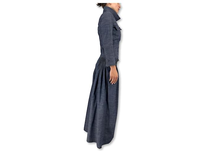 Chanel Completo in denim per l'estate 2003 Blu Blu navy Blu chiaro Blu scuro Silver hardware - vista 7