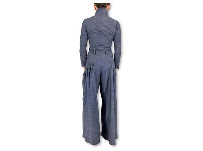 Chanel Completo in denim per l'estate 2003 Blu Blu navy Blu chiaro Blu scuro Silver hardware - vista 8