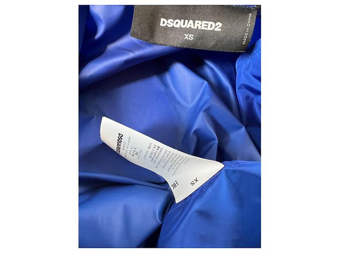 Dsquared2 K-Way Slim Jacke blau Polyamid - Ansicht 5