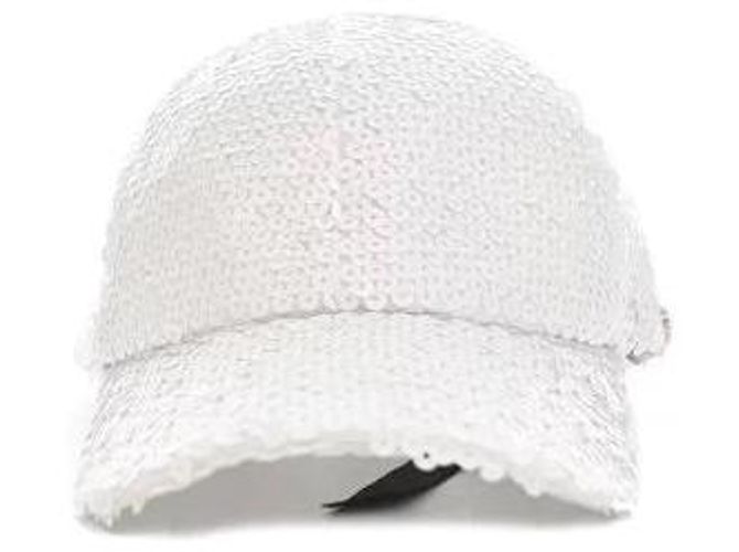 Chanel Cap mit weißen Pailletten - Ansicht 2
