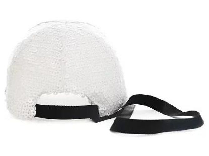Chanel Cap mit weißen Pailletten - Ansicht 5