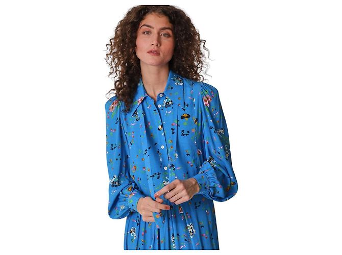 Autre Marque Ruselia Kleid Zadig& Voltaire S Blau - Ansicht 2