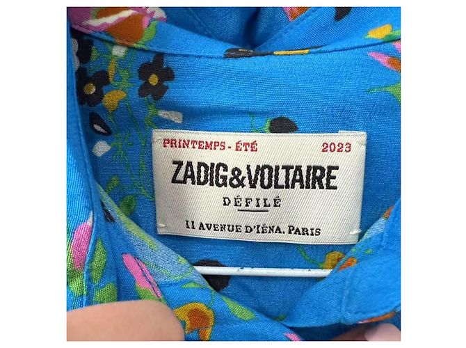 Autre Marque Ruselia Kleid Zadig& Voltaire S Blau - Ansicht 5