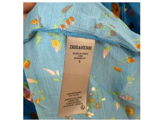 Autre Marque Ruselia Kleid Zadig& Voltaire S Blau - Ansicht 6