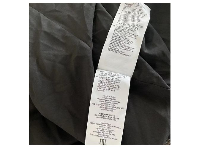 mono claudie pierlot Negro - vista 6
