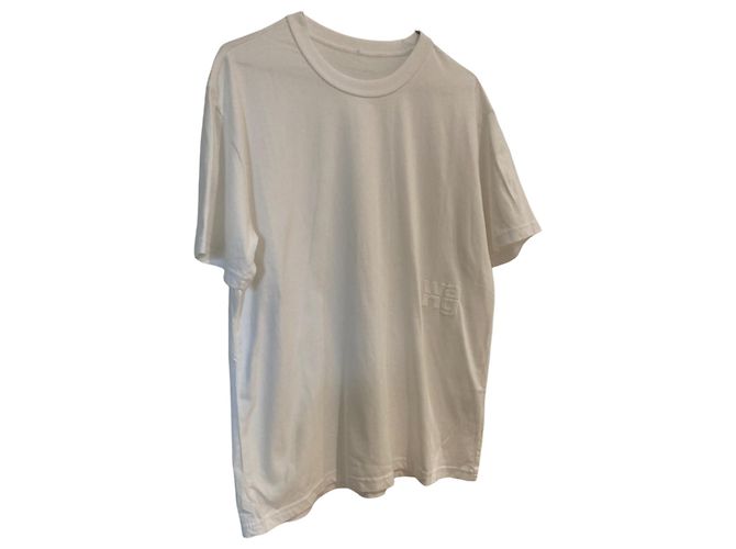 Camiseta con logo puff de Alexander Wang en jersey de algodón M Blanco - vista 5