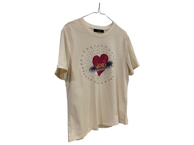Weekend Max Mara Camiseta Impresa Cine Weekend MaxMara L Beige - vista 3