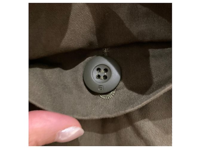 Short cargo a vita alta Alexander Wang US6 Cachi - vista 4