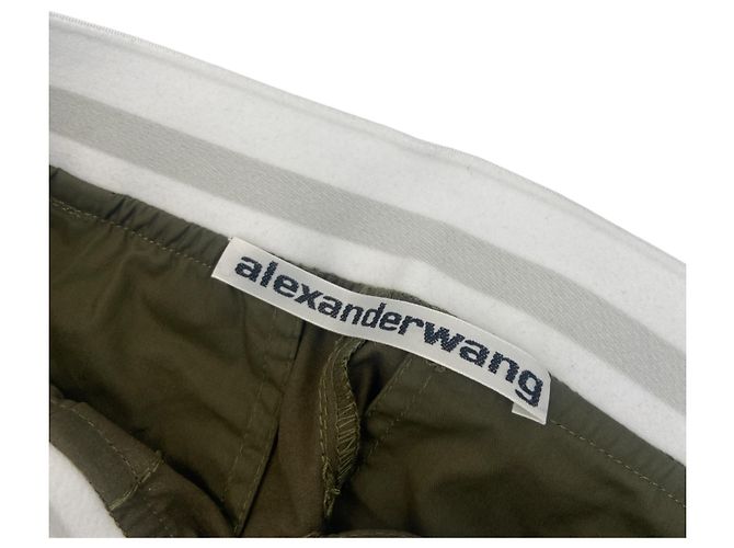 Short cargo a vita alta Alexander Wang US6 Cachi - vista 6