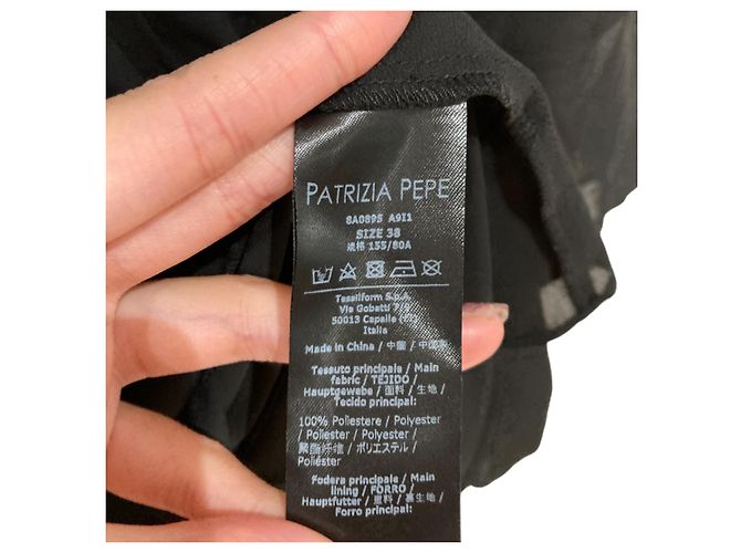 Autre Marque Abito nero Patrizia Pepe per donne - vista 6