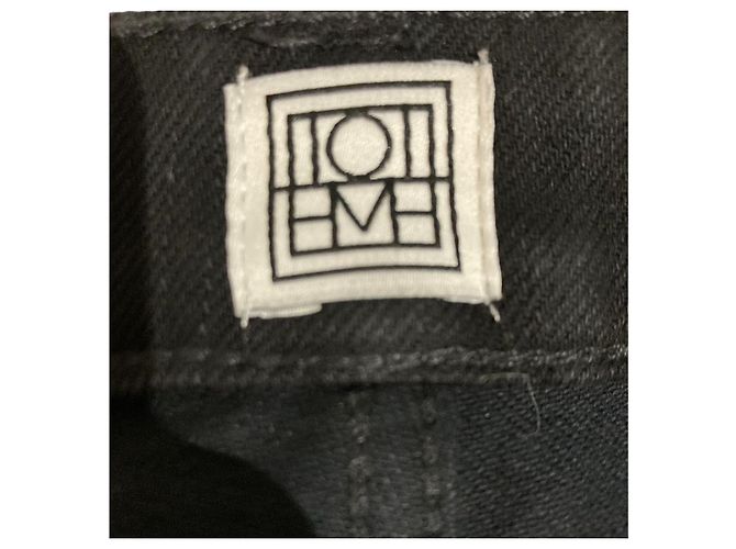 jeans negros de denim corte clásico totême US 28 - vista 9
