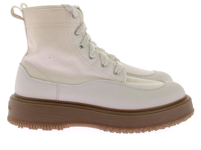Stivaletti Hogan in pelle con lacci kaki Cachi - vista 2