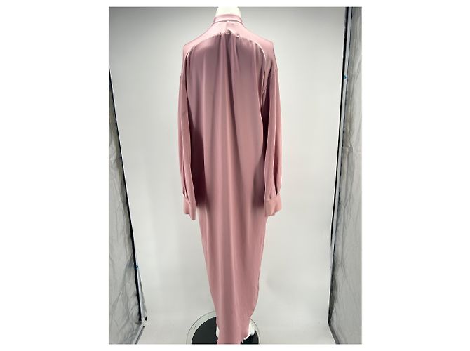Autre Marque Vestido satinado rosa - vista 2