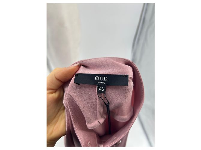 Autre Marque Vestido satinado rosa - vista 5